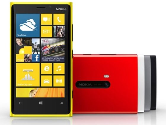 Nokia Lumia 920 smartfon windows phone 8 widok przód tył