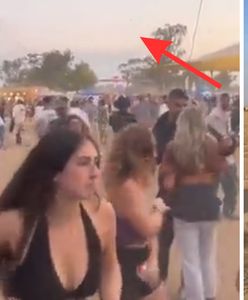 Dramatyczne sceny na festiwalu. Nagranie chwili przed atakiem