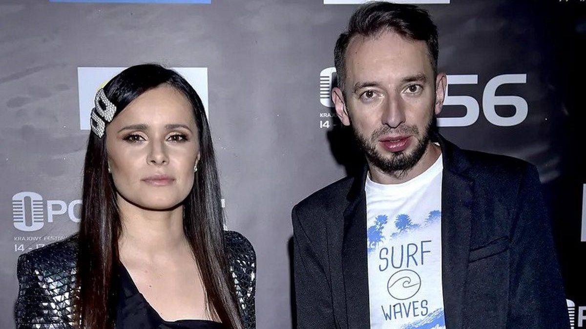 Sara Chmiel-Gromala i Adam Konkol na Festiwalu w Opolu w 2019 r.