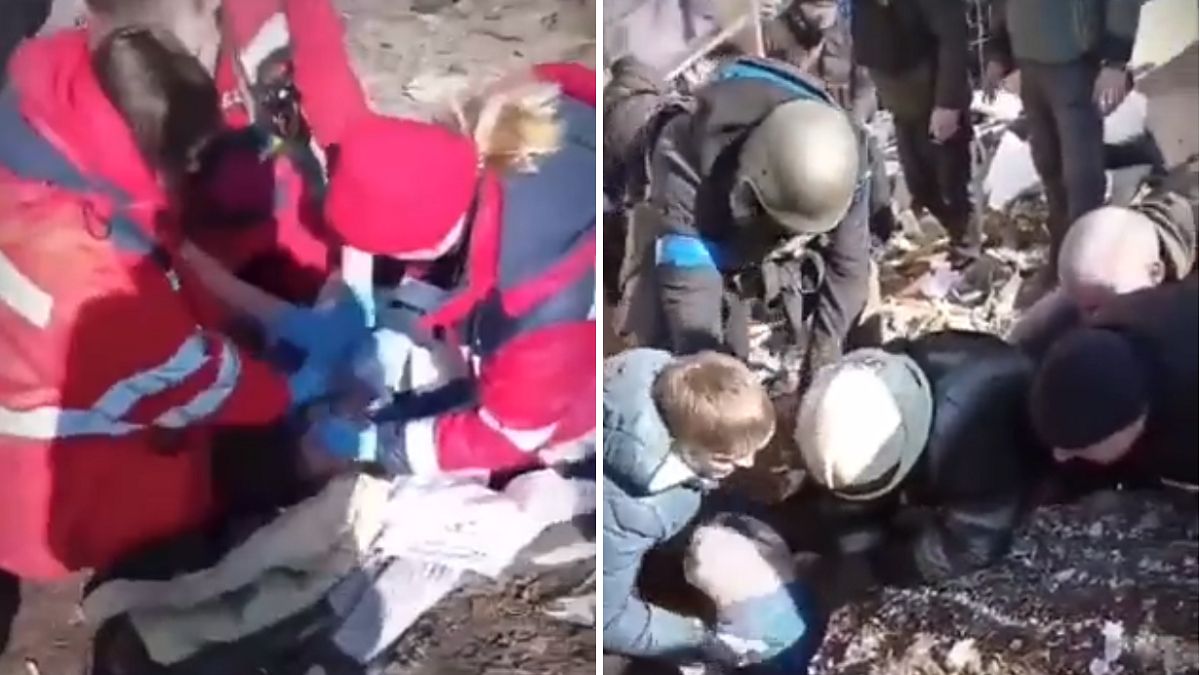 Brutalna wojna Putina. Porażające nagranie z reanimacji małego dziecka