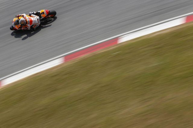Dani Pedrosa na torze Sepang