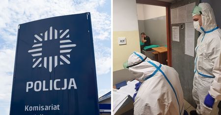 Jest chory na wirusowe zapalenie wątroby. Splunął policjantom w oczy