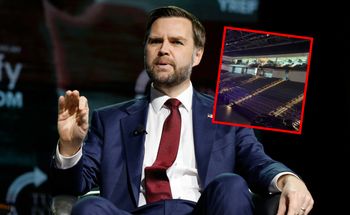 Pustki na spotkaniu z Vancem. Nagranie obiegło sieć