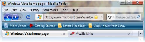 Lepiej wyglądający interfejs Firefoksa 3 w Windows Vista 4