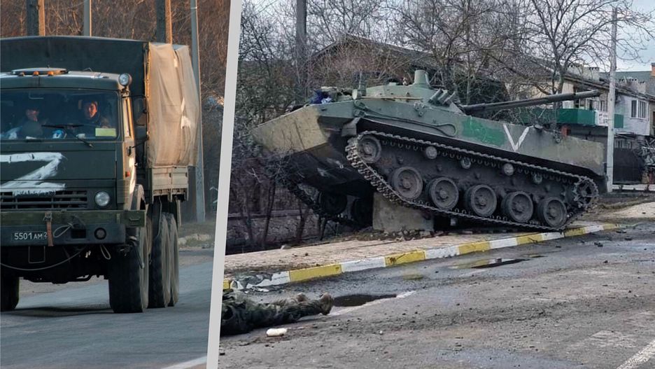 Władze: ciała poległych rosyjskich żołnierzy są wywożone ciężarówkami w okolice Ługańska