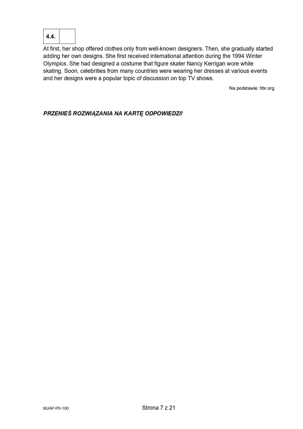 Matura 2023. Język angielski. ARKUSZE