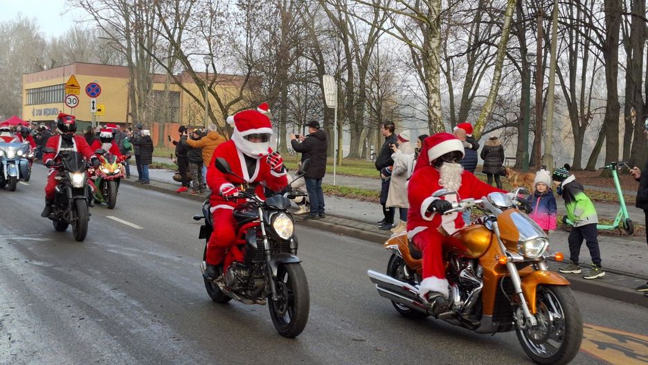 MotoMikołaje opanowali Kraków! To piękna akcja