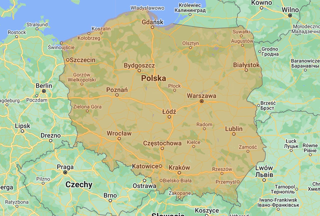 Mapa zasięgu 3G w Orange