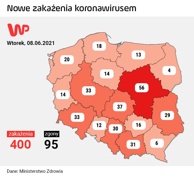 Koronawirus w Polsce. Najnowsze dane Ministerstwa Zdrowia