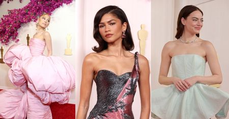 Oscary 2024. Gwiazdy ZACHWYCAJĄ na czerwonym dywanie: anielska Emma Stone, Ariana Grande niczym księżniczka, szykowna Zendaya (DUŻO ZDJĘĆ)