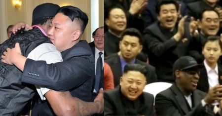 Rodman w objęciach Kima w Korei Północnej! (ZDJĘCIA)