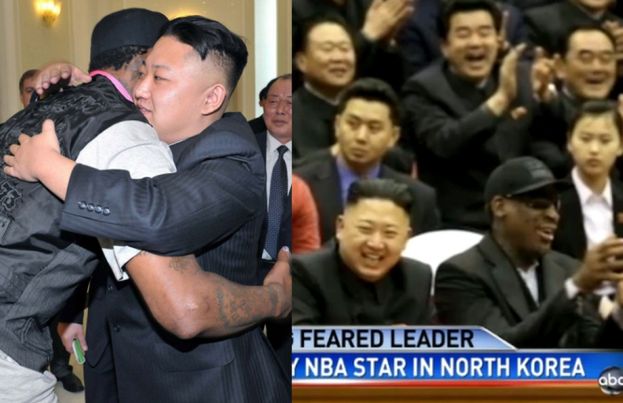 Rodman w objęciach Kima w Korei Północnej! (ZDJĘCIA)