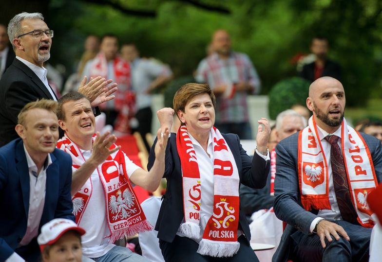 Beata Szydło kibicuje z... Gortatem!