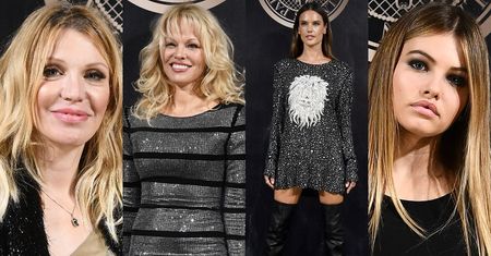 Pamela Anderson, Courtney Love i "najpiękniejsza dziewczynka świata" na imprezie w Paryżu (ZDJĘCIA)