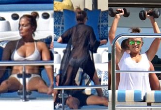 49-letnia Jennifer Lopez ĆWICZY NA JACHCIE (ZDJĘCIA)