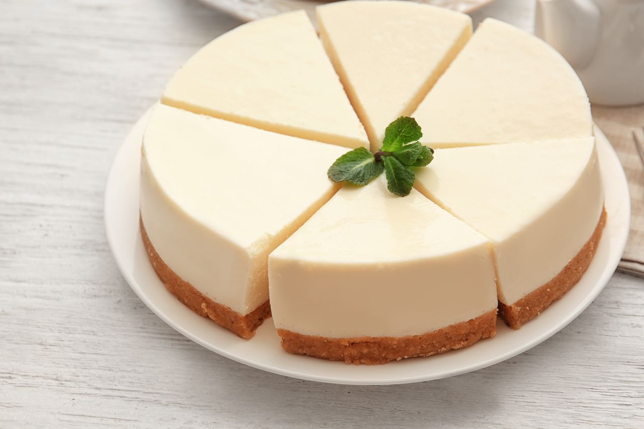Elevate your communion with a no-bake white cheesecake