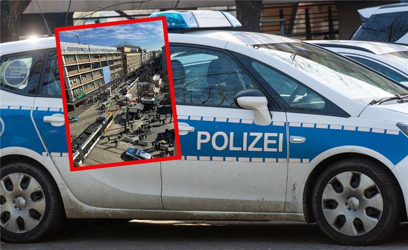 Wjechał w tłum ludzi. Akcja niemieckiej policji