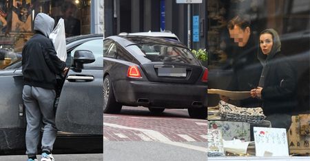 Izabela Janachowska w szarym dresie wsiada do zaparkowanego NA ZAKAZIE Rolls Royce'a za 2 MILIONY (ZDJĘCIA)