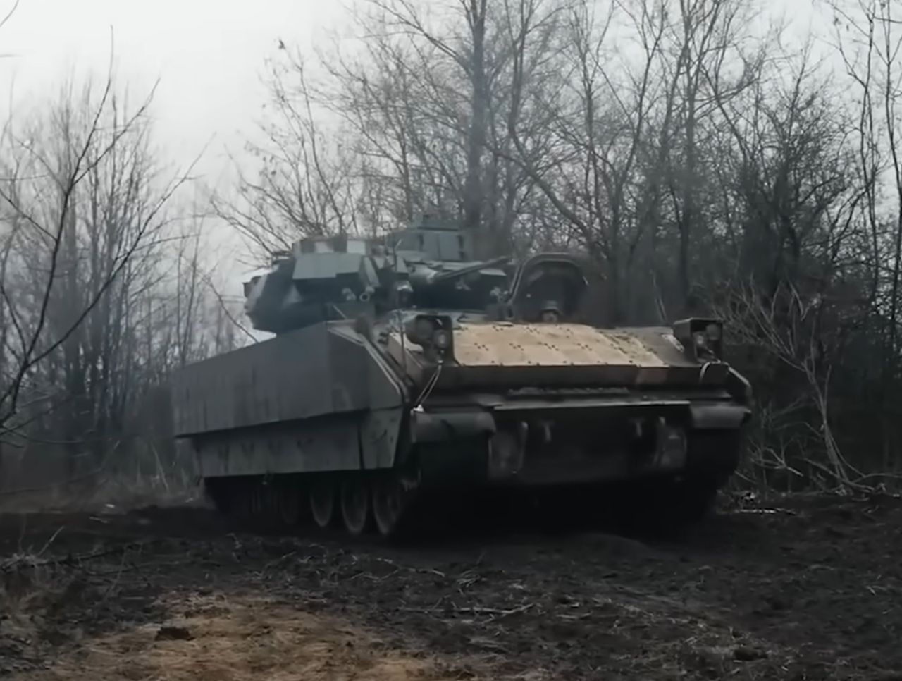 M2A2 Bradley ODS somewhere in Ukraine.