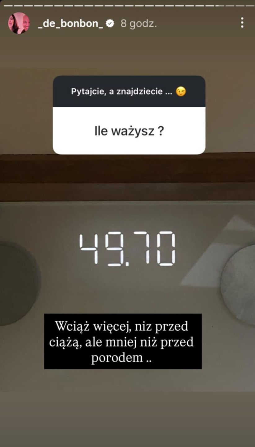 Dominika Serocka zdradziła, ile waży