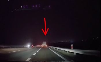 Wideo: 3 promile na A4. Kierowca ciężarówki zatrzymany dzięki czujności świadka