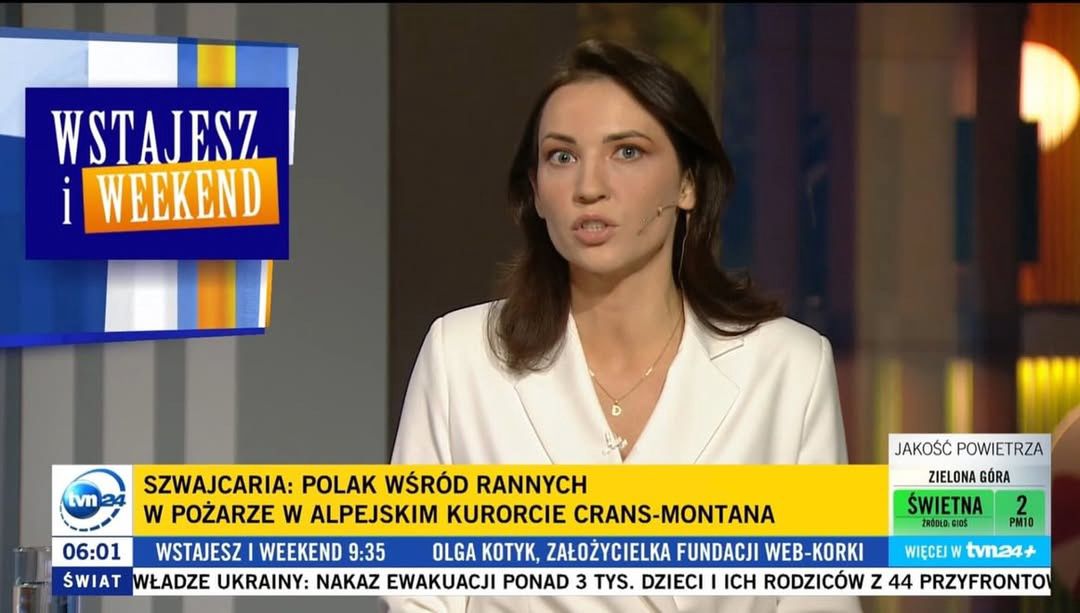 Dominika Ziółkowska nową prowadzącą serwisy informacyjne w TVN24