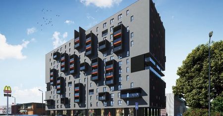 Budynek mieszkalny na parkingu galerii handlowej. "Patodeweloperka"
