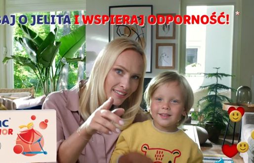 Acidolac Junior reklamowany w telewizji