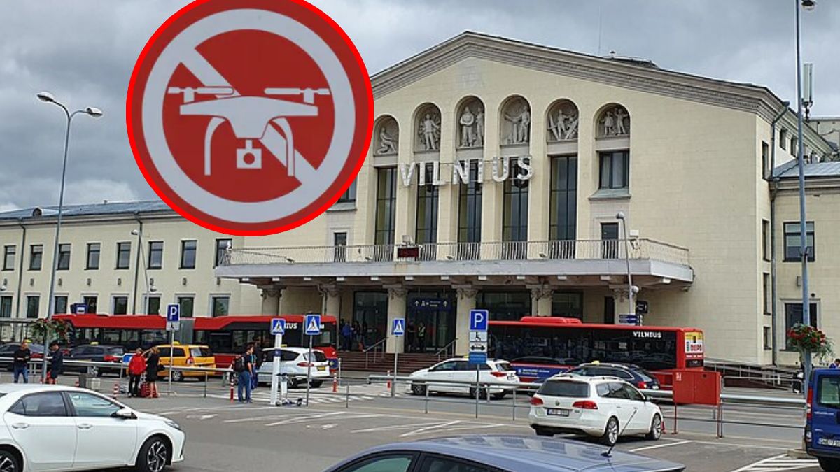 Lotnisko w Wilnie sparaliżowane