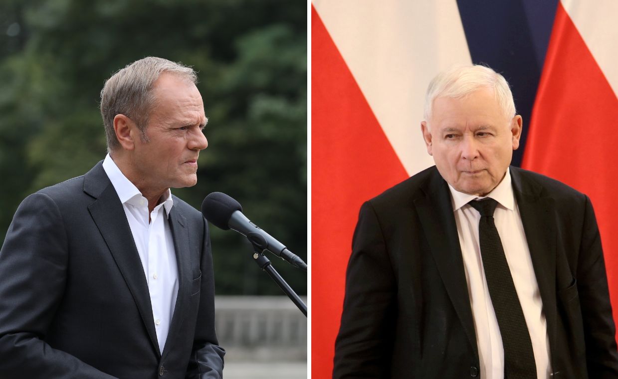 Kaczyński starł się z Tuskiem. Nowy sondaż wskazuje wygranego