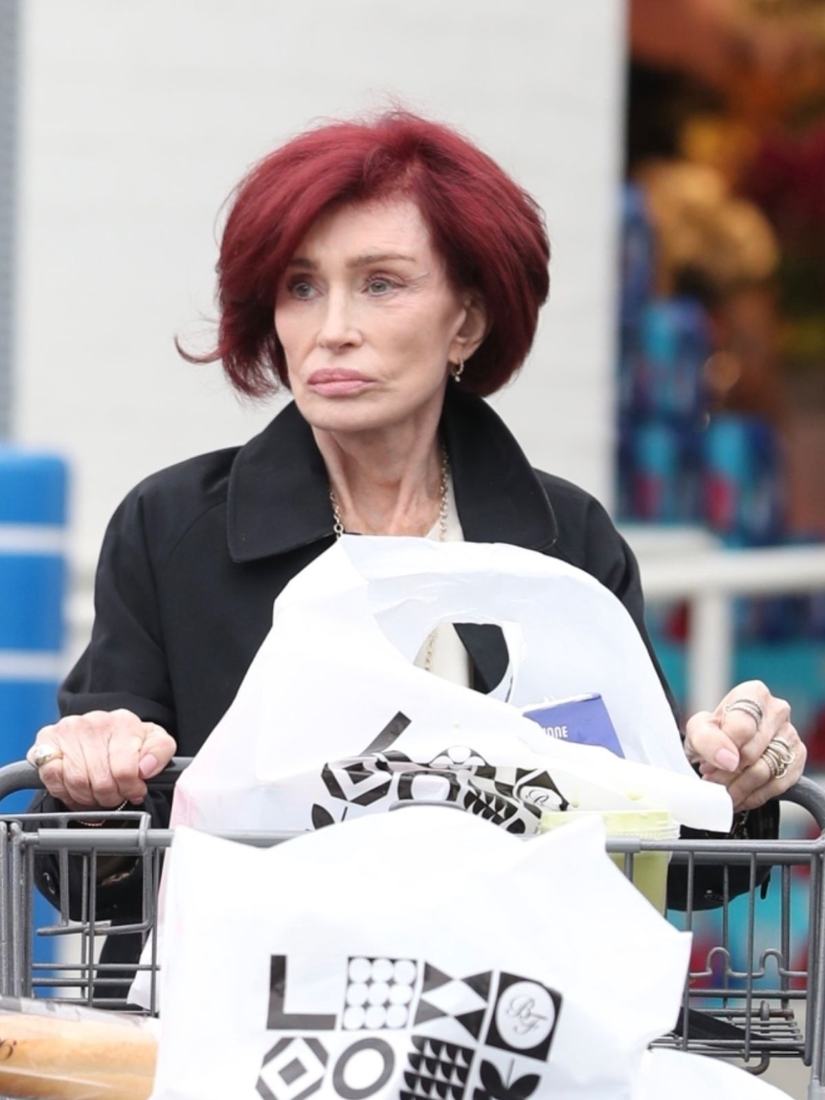 Sharon Osbourne shopping