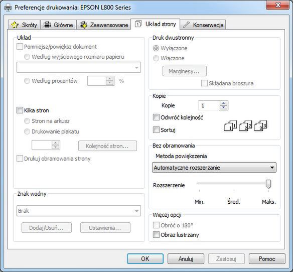 Panel sterowania Epsonem L800 (4)