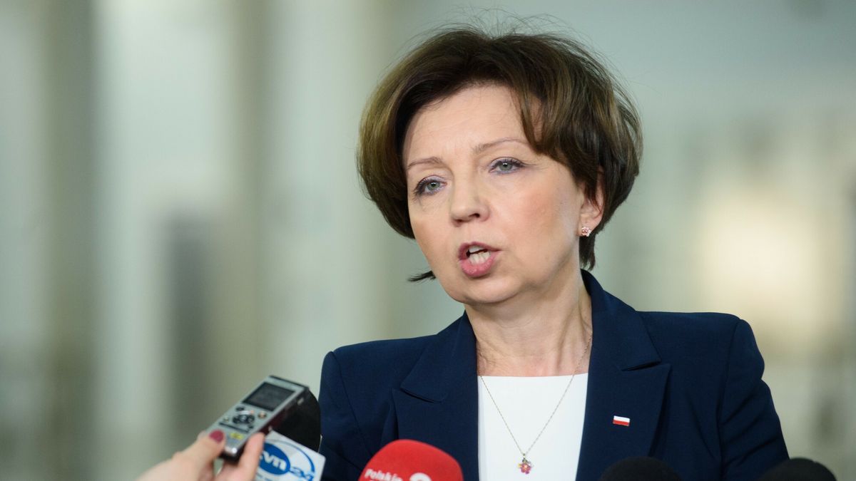 Minister rodziny i polityki społecznej Marlena Maląg