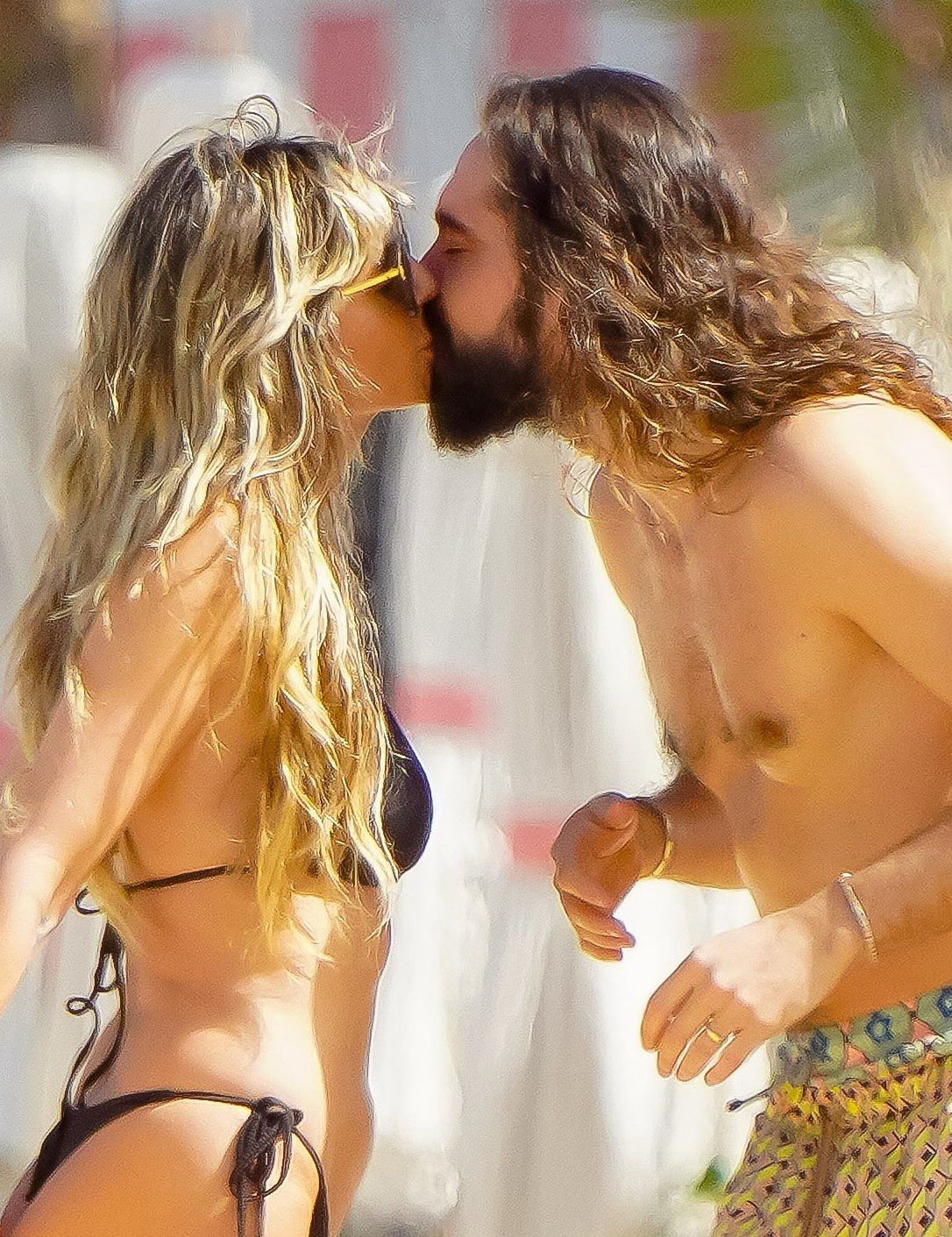 Heidi Klum "przyłapana" z mężem na Karaibach