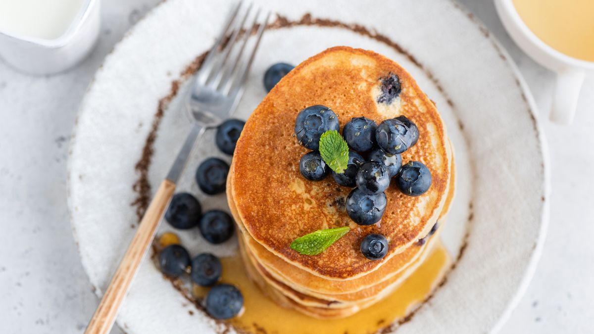 Placuszki z borówkami