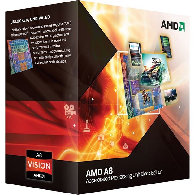 AMD APU A procesor opakowanie zdjęcie