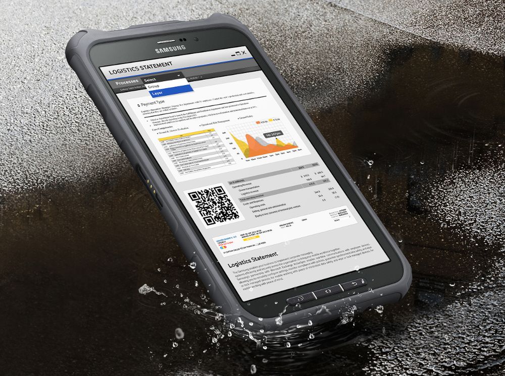 Galaxy Tab Active - wodoszczelny i ultrawytrzymały tablet dla biznesu