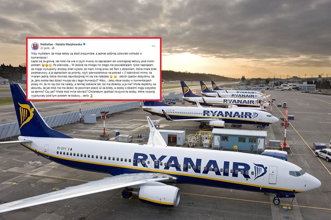 Influencerka wywołała awanturę. Chodzi o dzieci w samolocie