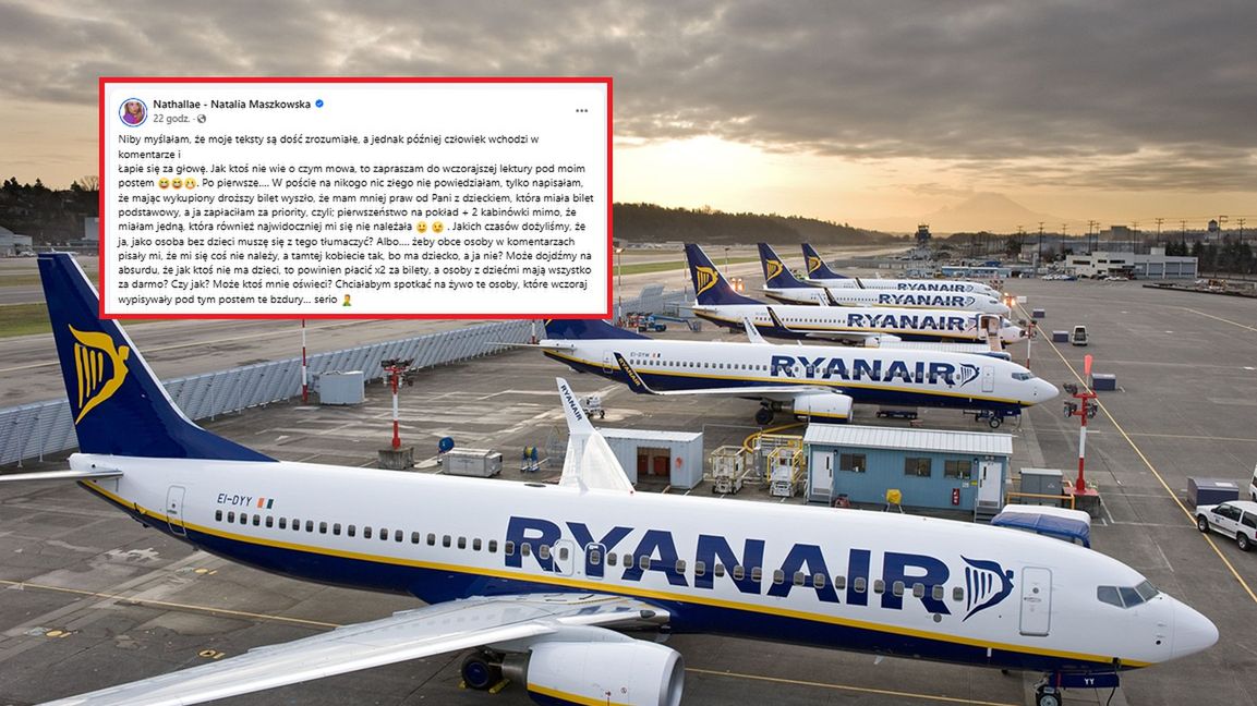 Ryanair ma określone zasady dla osób z dziećmi