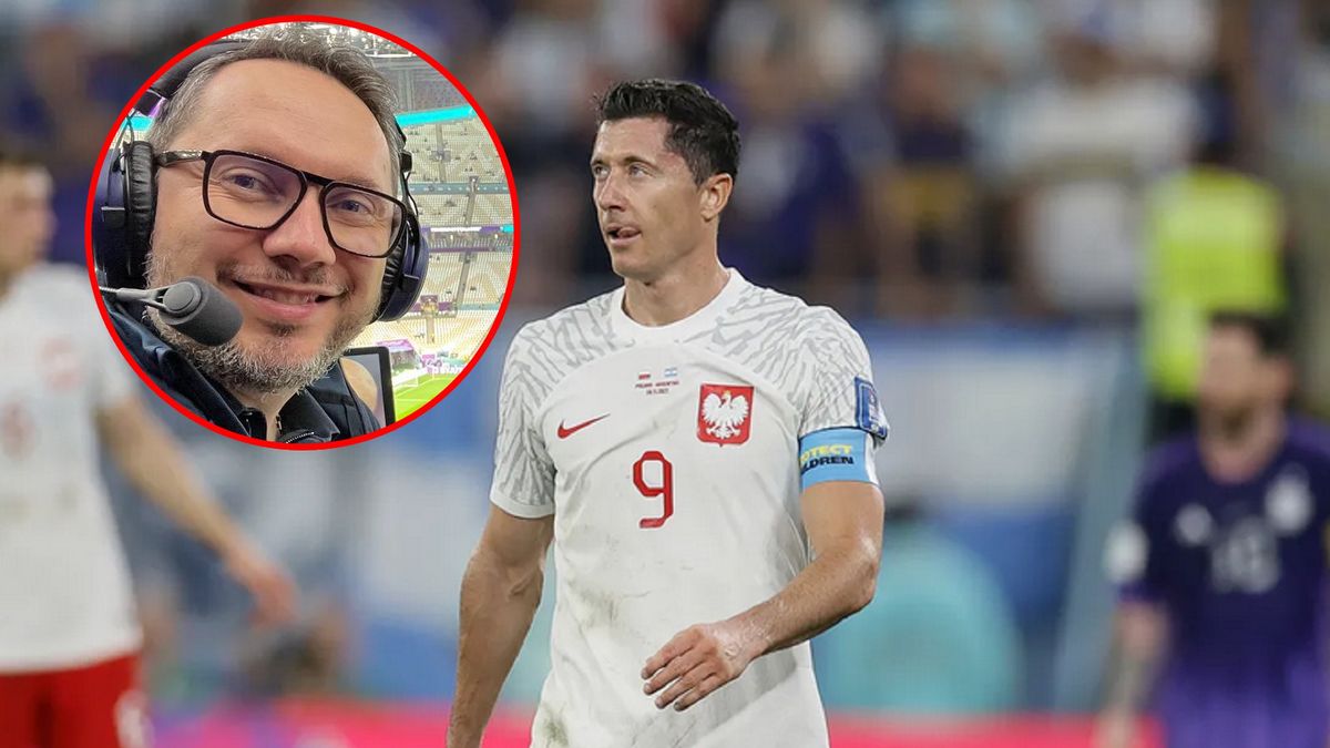 Robert Lewandowski, Maciej Iwański (w kółeczko), foto: Ronald Wittek