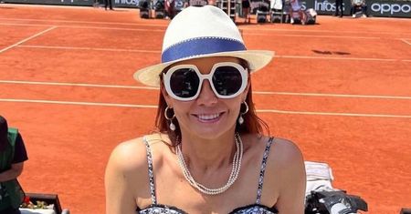 Globtroterka Kinga Rusin kibicuje z trybun Idze Świątek, zwalczając przy okazji myśliwskie lobby: "Powinni się WSTYDZIĆ" (FOTO)