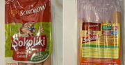 Bosacka spojrzała na opakowanie parówek Sokołów. Nie kryła zdziwienia