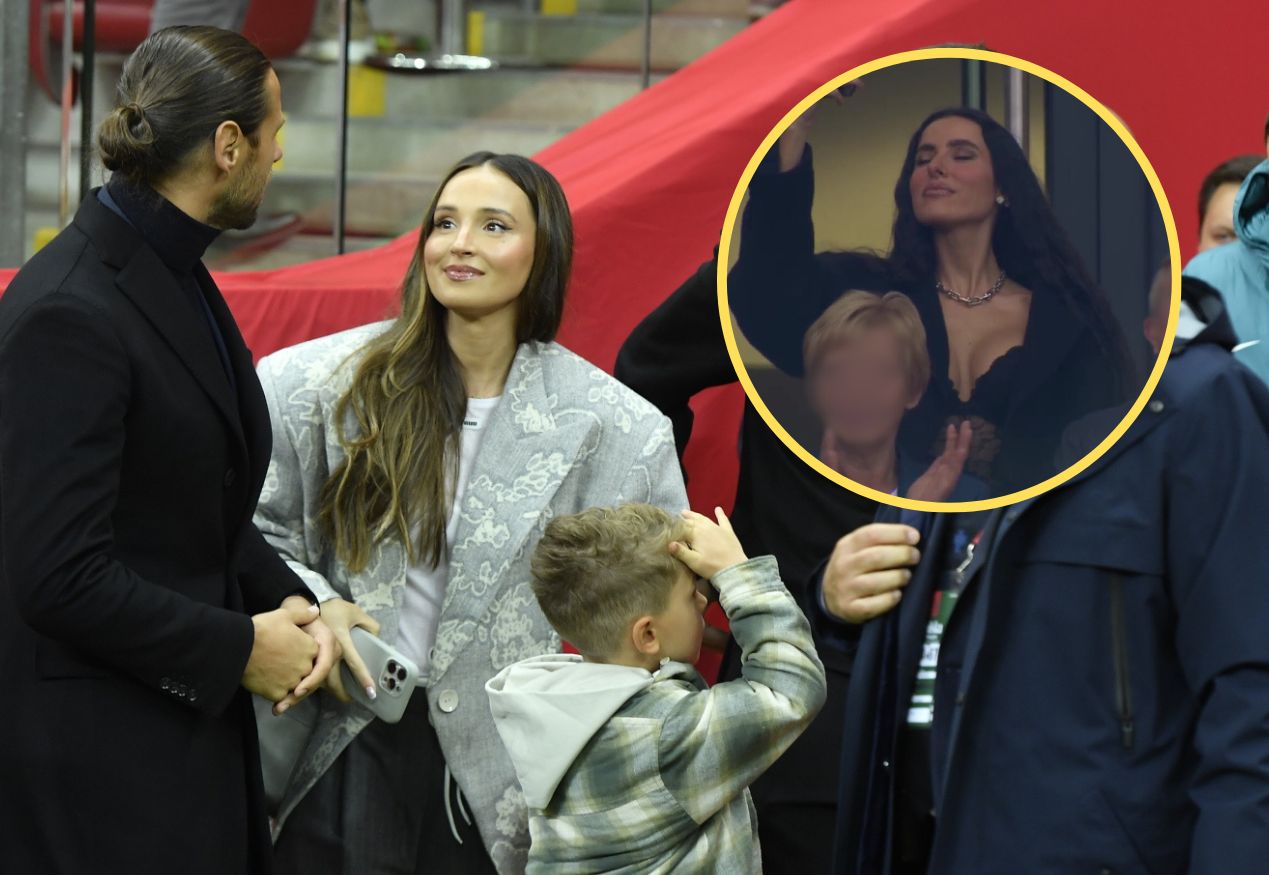 WAGs na trybunach Stadionu Narodowego. Furorę zrobiła żona Krychowiaka