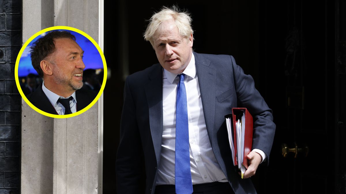 Z odejścia Borisa Johnsona (z prawej) cieszy się m.in. rosyjski oligarcha Oleg Deripaska