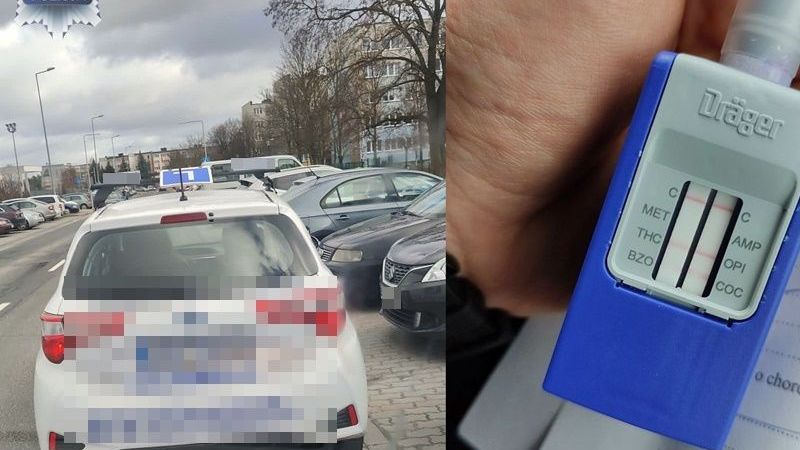 Narkotester wykrył podejrzane substancje