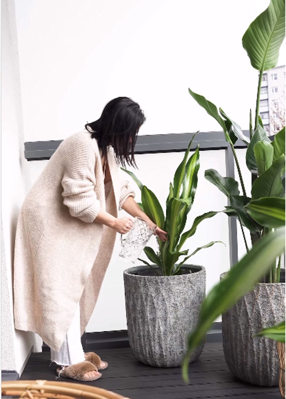 Katarzyna Cichopek urządziła balkon na wiosnę