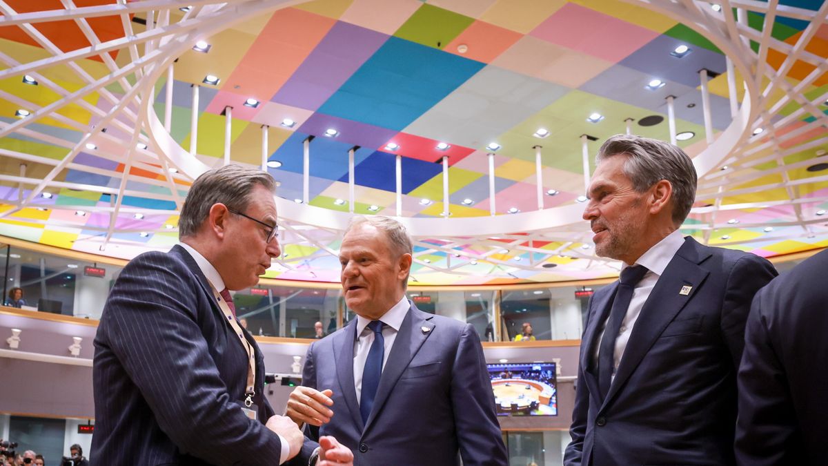 Bart de Wever, Donald Tusk i Dick Schoof 