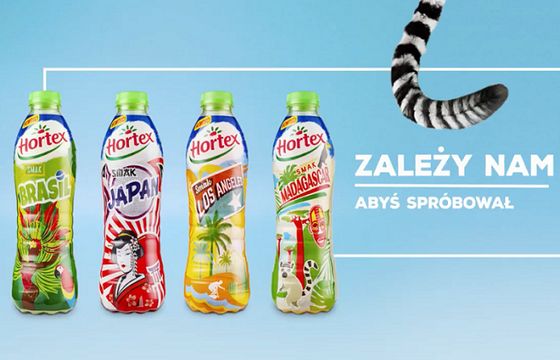 Napoje Hortex reklamowane młodzieżowo bez Matki Natury (wideo)