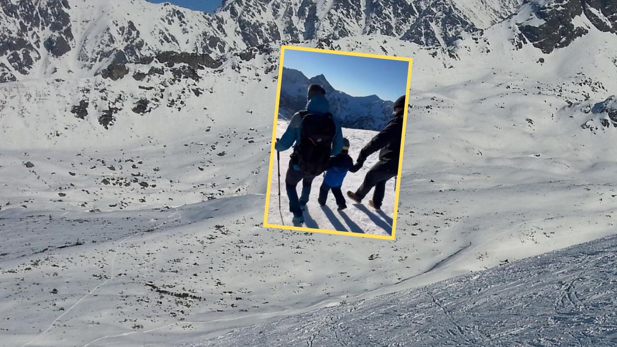 Pomógł zejść dziecku ze szczytu 