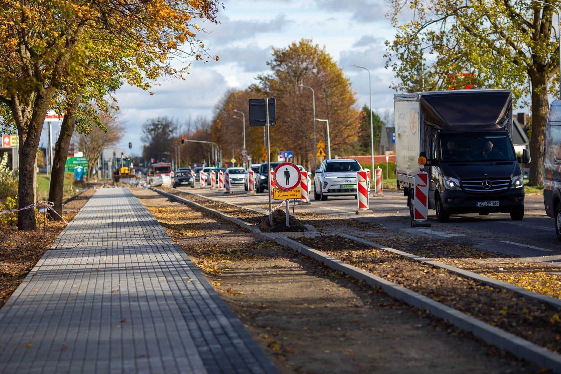 Remont drogi w Bolesławicach.